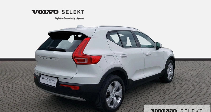 Volvo XC 40 cena 119900 przebieg: 122000, rok produkcji 2020 z Węgorzyno małe 301